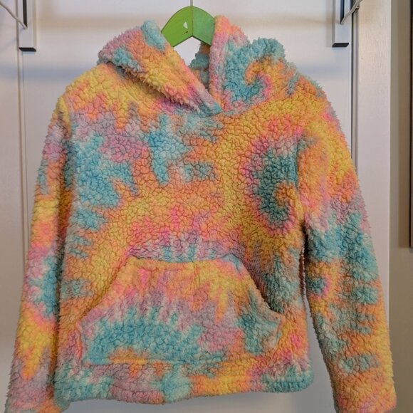 Psychedlic Sherpa Fleece Hoodie - Picture 2 of 3